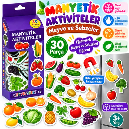 HOBİBAHÇEM LC7153 Magnet Meyve Sebze HB006