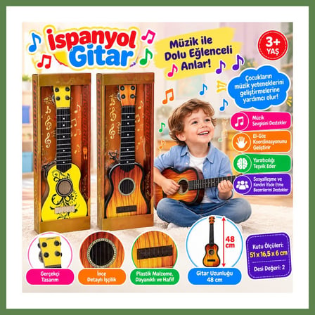 HOBİBAHÇEM ASL 0001 Aslan, Ispanyol Gitar HB006
