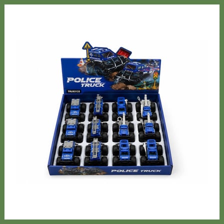 HOBİBAHÇEM 779-69 DUBLE SÜRTMELİ METAL DIECAST POLİS ARABASI (adet fiyatıdır) HB006