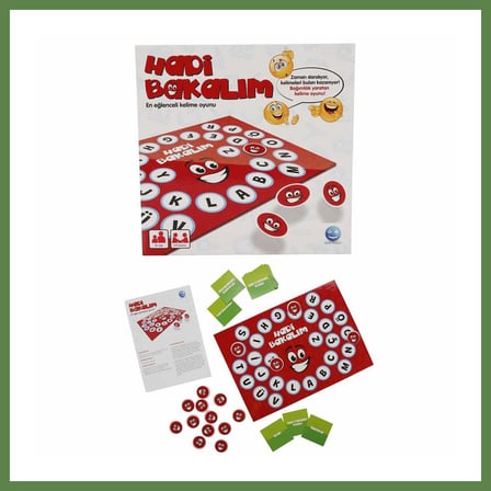 HOBİBAHÇEM HADİ BAKALIM KUTU OYUNU HB006