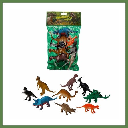 HOBİBAHÇEM 9 lu Dinozor Figür Seti 12-20 cm HB006