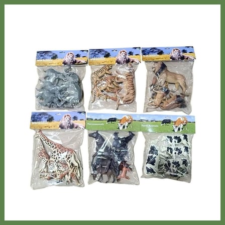 HOBİBAHÇEM SH-P9904-07AL 6 AST 7PASLAN-KAPLAN-ZÜRAFA-İNEK-FİL(Belirtilen fiyat, tekli satış için adet fiyatıdır.) HB006