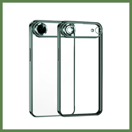 HOBİBAHÇEM iPhone 17 Air Uyumlu Lensli Silikon - Yeşil HB006