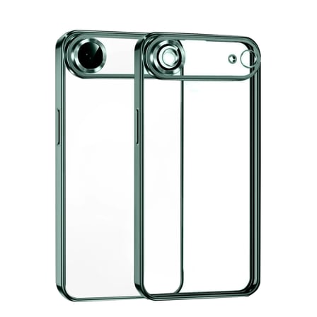 HOBİBAHÇEM iPhone 17 Air Uyumlu Lensli Silikon - Yeşil HB006