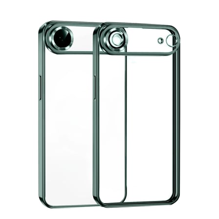 HOBİBAHÇEM iPhone 17 Air Uyumlu Lensli Silikon - Yeşil HB006