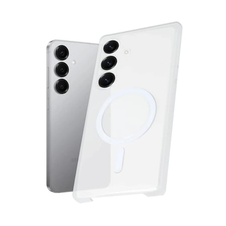 HOBİBAHÇEM Samsung Galaxy S25 Plus Uyumlu Kılıf PC Magsafe Şeffaf Kılıf - Şeffaf HB006