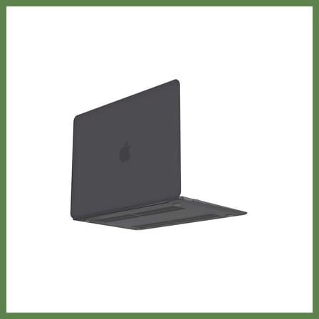 HOBİBAHÇEM Macbook Pro 14.2 2021 Macbook Buzlu Kapak - Füme HB006