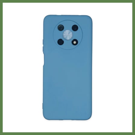 HOBİBAHÇEM Huawei Nova Y90 Uyumlu Kılıf Nano içi Kadife Silikon - Mavi HB006