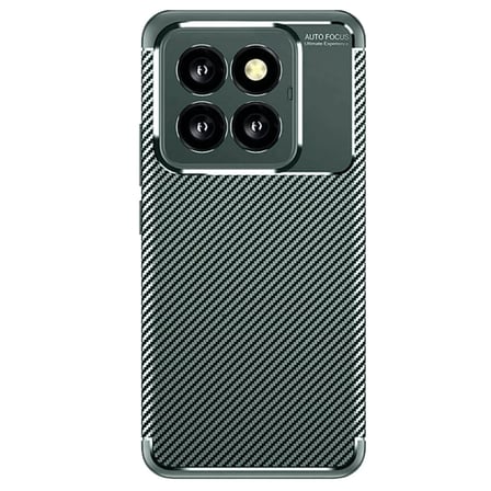 Hobi̇Bahçem Mi 14T Pro Uyumlu Kılıf Auto Focus Karbon Kapak - Koyu Yeşil Hb006