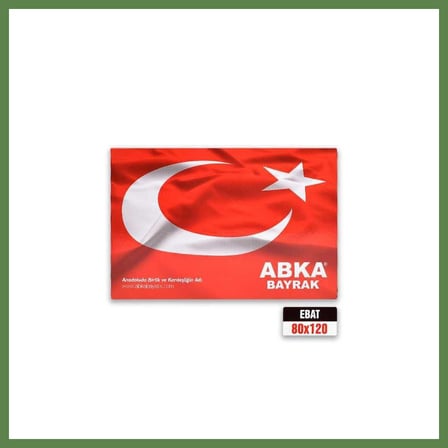 HOBİBAHÇEM Bayrağı 80X120 cm HB006