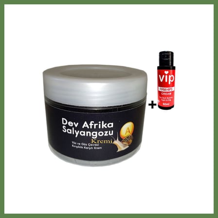 HOBİBAHÇEM Bonie Giant Vıp:29 Yaşlànma Kàrşıtı Salyàngoz Kremi 100ML Dev Afrika Salyangozu Yanında Vip Kàlça Şékillendìrici Krem 60 ml HB006