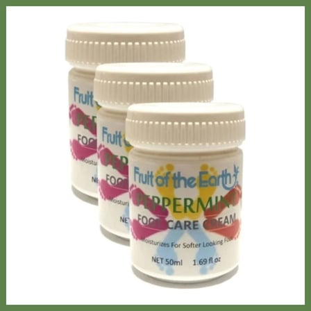 HOBİBAHÇEM Fruit Of The Earth Ayak Bakım Kremi Nane Ferahlığı ve Kokusu 3 Adet 50 ml HB006