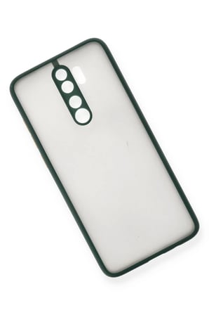 HOBİBAHÇEM Redmi Note 8 Pro Uyumlu Kılıf Montreal Silikon Kapak - Yeşil HB006