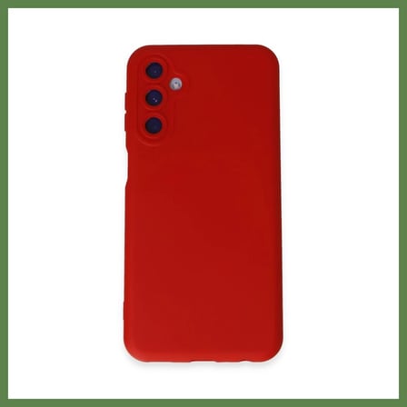 HOBİBAHÇEM Samsung Galaxy M34 5G Uyumlu Kılıf Nano içi Kadife Silikon - Kırmızı HB006