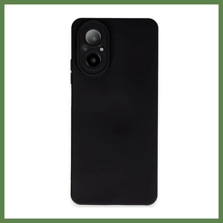 HOBİBAHÇEM Realme 12 Lite Uyumlu Kılıf Nano içi Kadife Silikon - Siyah HB006
