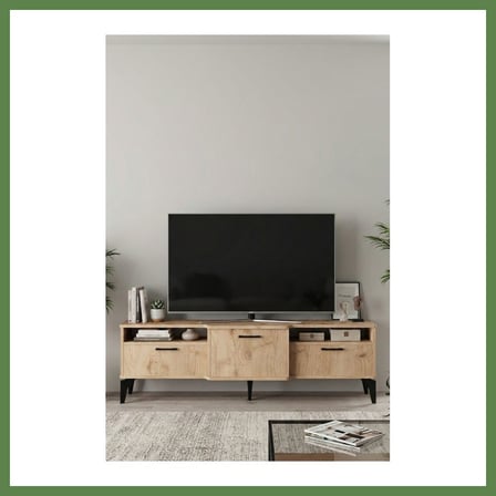 HOBİBAHÇEM Mistral TV Sehpası Suntalam Bej 160x40 cm HB006
