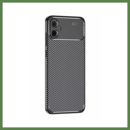 Hobi̇Bahçem Samsung Galaxy A05 Uyumlu Kılıf Auto Focus Karbon Kapak - Siyah Hb006