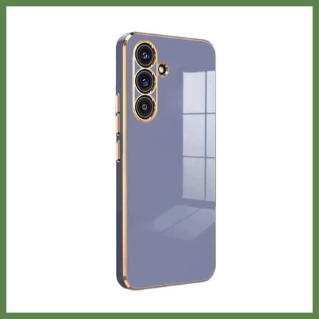 HOBİBAHÇEM Samsung Galaxy S25 Plus Uyumlu Kılıf Volet Silikon - Mavi HB006