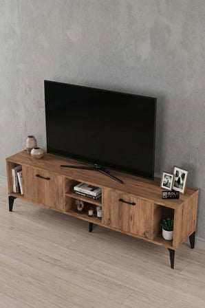 HOBİBAHÇEM Linya TV Sehpası Çok Renkli 160x35 cm HB006