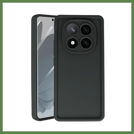 HOBİBAHÇEM Redmi Note 14 Pro 4G Uyumlu Kılıf Viera Silikon - Siyah HB006