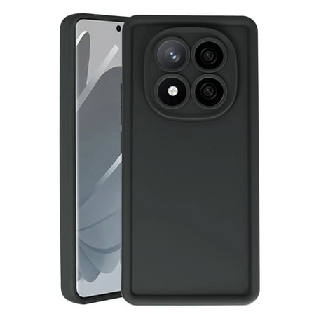 HOBİBAHÇEM Redmi Note 14 Pro 4G Uyumlu Kılıf Viera Silikon - Siyah HB006