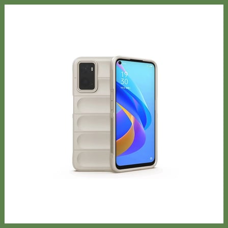 HOBİBAHÇEM Realme 9i 4G Uyumlu Kılıf Optimum Silikon - Krem HB006