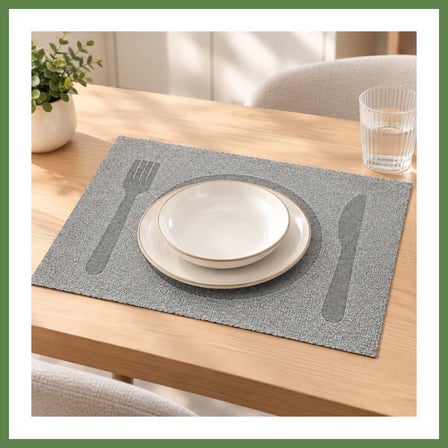 HOBİBAHÇEM PVC Amerikan Servis 4'lü (1 Adet) HB006