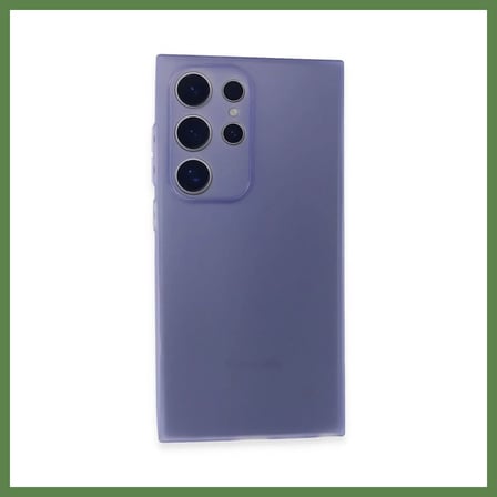HOBİBAHÇEM Samsung Galaxy S24 Ultra Uyumlu Kılıf Puma Silikon - Mor HB006