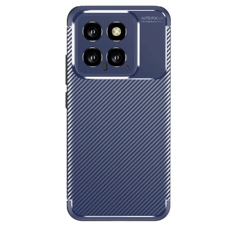 Hobi̇Bahçem Mi 14T Uyumlu Kılıf Auto Focus Karbon Kapak - Lacivert Hb006