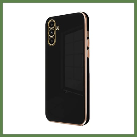 HOBİBAHÇEM Samsung Galaxy A35 5G Uyumlu Kılıf Volet Silikon - Siyah HB006