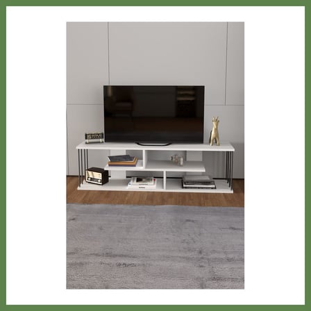 HOBİBAHÇEM Gzd TV Ünitesi Beyaz 140 cm HB006