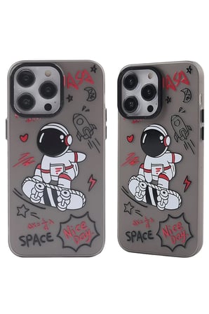 HOBİBAHÇEM iPhone 14 Pro Max Uyumlu Kılıf Prada Desenli Kapak - Prada Siyah - 1 HB006