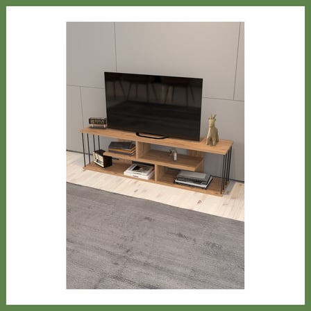 HOBİBAHÇEM Gzd TV Ünitesi Ceviz 140 cm HB006
