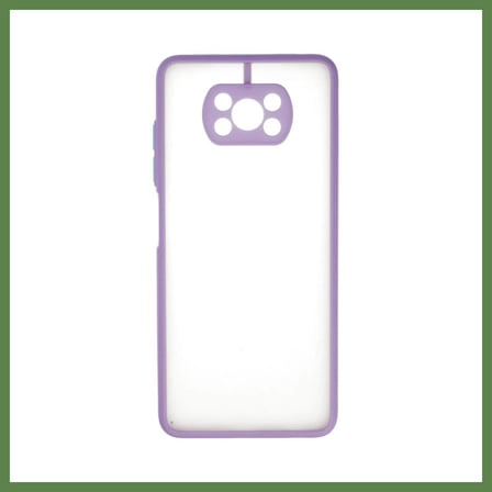 HOBİBAHÇEM Pocophone X3 Kılıf Montreal Silikon Kapak - Mor HB006