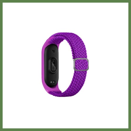 HOBİBAHÇEM Mi Band 7 Uyumlu Star Kordon - Mor HB006