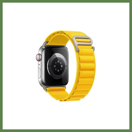 HOBİBAHÇEM Watch 42mm Uyumlu Mountain Kordon - Sarı HB006