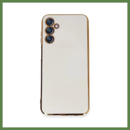 HOBİBAHÇEM Samsung Galaxy M14 5G Uyumlu Kılıf Volet Silikon - Beyaz HB006