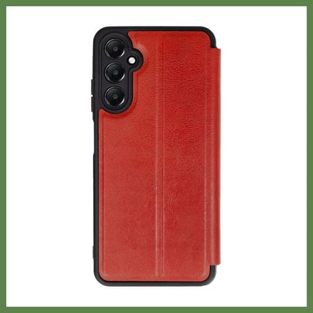 HOBİBAHÇEM Samsung Galaxy A56 Uyumlu Kılıf Flip Cover - Kırmızı HB006