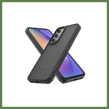 HOBİBAHÇEM Samsung Galaxy A05S Uyumlu Kılıf Elegant Kapak - Siyah HB006