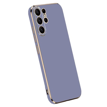 HOBİBAHÇEM Samsung Galaxy S24 Ultra Uyumlu Kılıf Volet Silikon - Mavi HB006