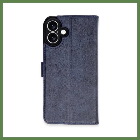 HOBİBAHÇEM iPhone 16 Plus Uyumlu Kılıf Trend S Plus Kapaklı Kılıf - Lacivert HB006