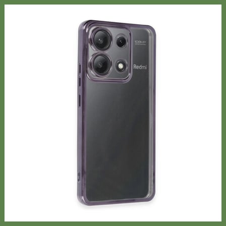 HOBİBAHÇEM Poco X6 Uyumlu Kılıf Lensli Silikon - Mor HB006