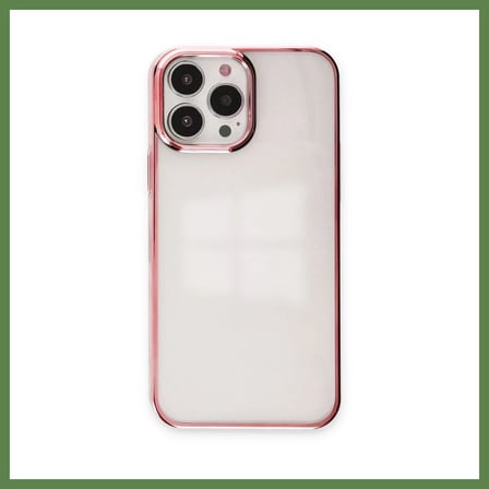 HOBİBAHÇEM iPhone 14 Pro Max Uyumlu Kılıf Element Silikon - Pembe HB006