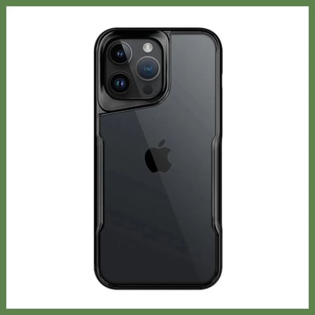 HOBİBAHÇEM iPhone 15 Pro Max Uyumlu Kılıf Boyi Silikon Kapak - Siyah HB006