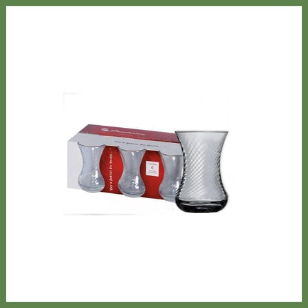 HOBİBAHÇEM P.BAHCE 42781 6lı INCE BELLl OPTIKLI CAY BARDAK HB006
