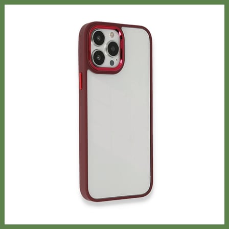 HOBİBAHÇEM iPhone 14 Pro Uyumlu Kılıf Dora Kapak - Kırmızı HB006