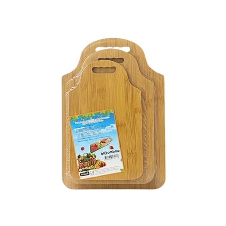 HOBİBAHÇEM 3 Parça Bambu Kesim Panosu HB006