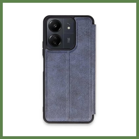 HOBİBAHÇEM Redmi 13C Uyumlu Kılıf Flip Cover - Lacivert HB006