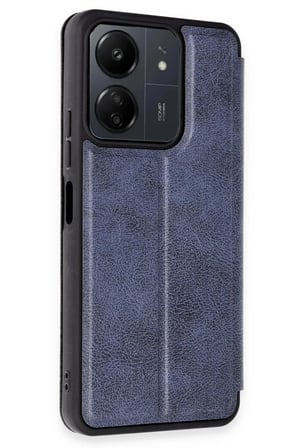 HOBİBAHÇEM Redmi 13C Uyumlu Kılıf Flip Cover - Lacivert HB006