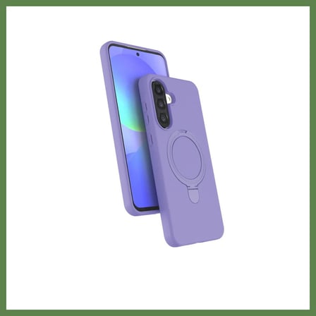 HOBİBAHÇEM Samsung Galaxy A17 5G Uyumlu Regal Magsafe Standlı Kapak - Lila HB006